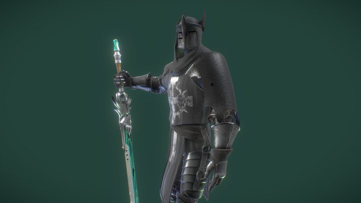Pale Knight Animated 3D Model