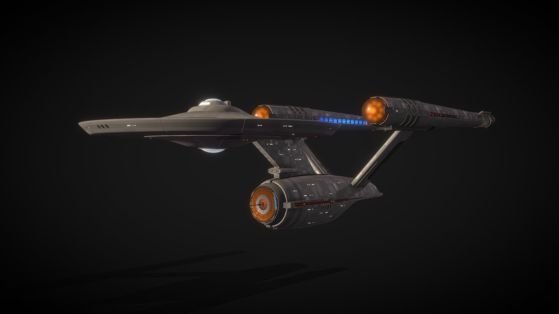 Enterprise design. USS Enterprise Star Trek 3d модель. Космический корабль в блендер 3д. Sketchfab космический корабль. Звездолет 3д модель.