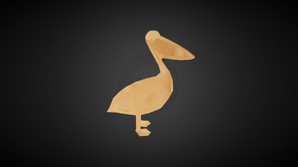 Wooden Pelican