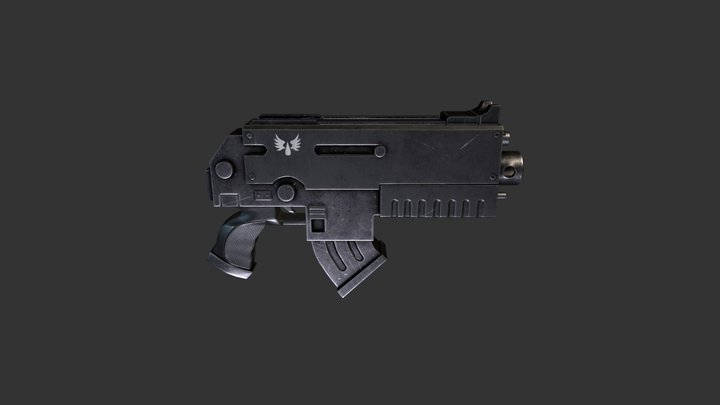 Bolter Gameready 3D Model