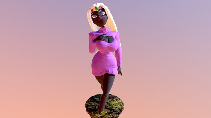 Queen TyR'ahnee - Fanart 3D Model