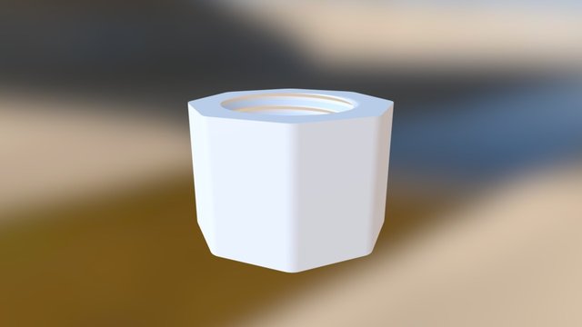 Reading Light -  Nut 3D Model
