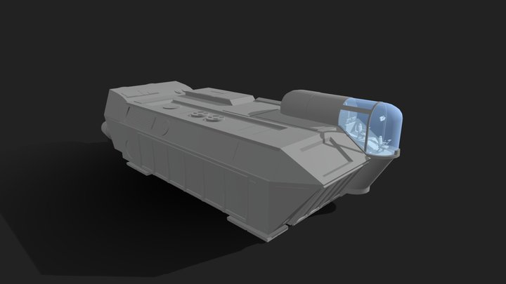 Star Wars: Aegis shuttle 3D Model