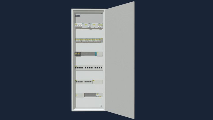 SAMPLE - APARTMENT DISTRIBUTION BOARD 3D Model