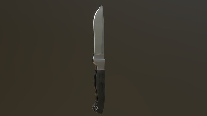Hunting knife 3D Model