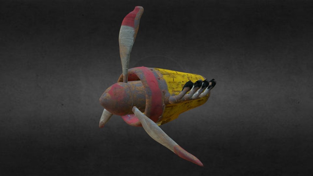 Bashed Up Aeroplane Engine