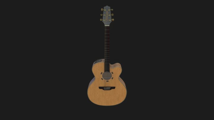 PBR Takamine-ED05SC 3D Model