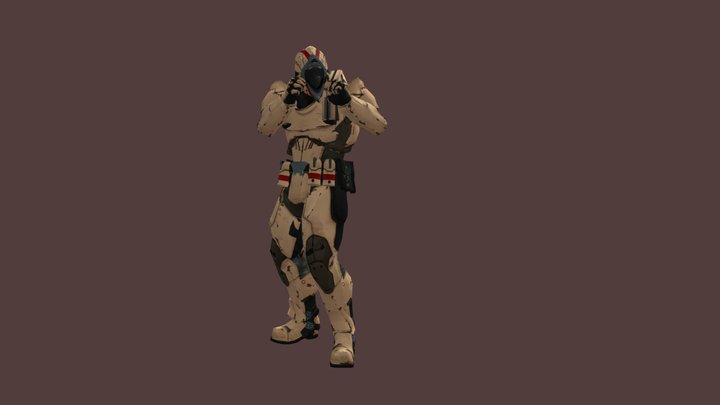 [LOOP] Fighting Stance Idle Animation 3D Model