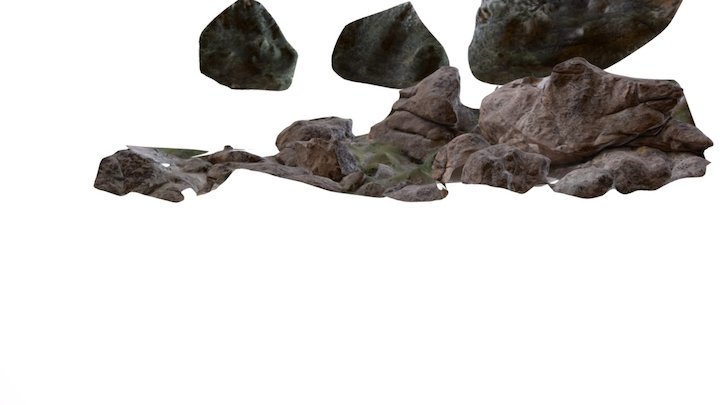 Rock outcrop ColdSpring 3D Model