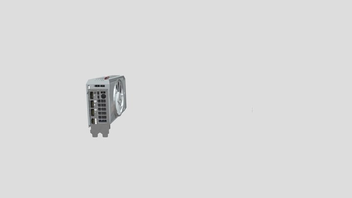 Mini ITX video card 3D Model