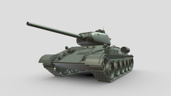 T-34 3D Model