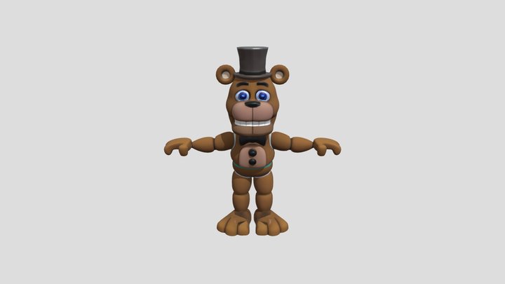 Fnaf world ssr freddy 3D Model