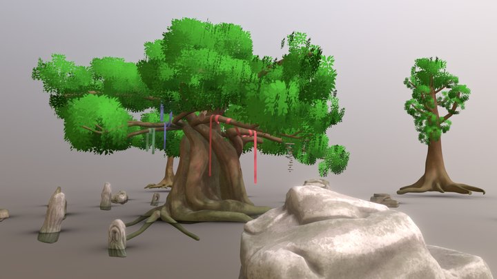 Dryad's Tree 3D Model
