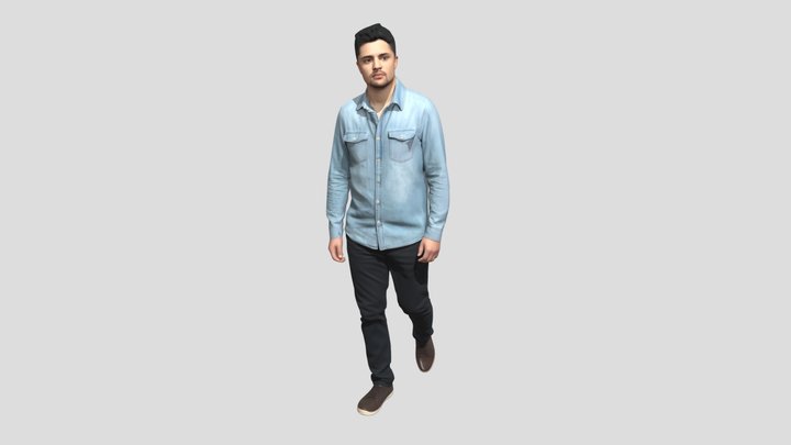 Denim Shirt Walk – Modelo 3D gratuito STL
