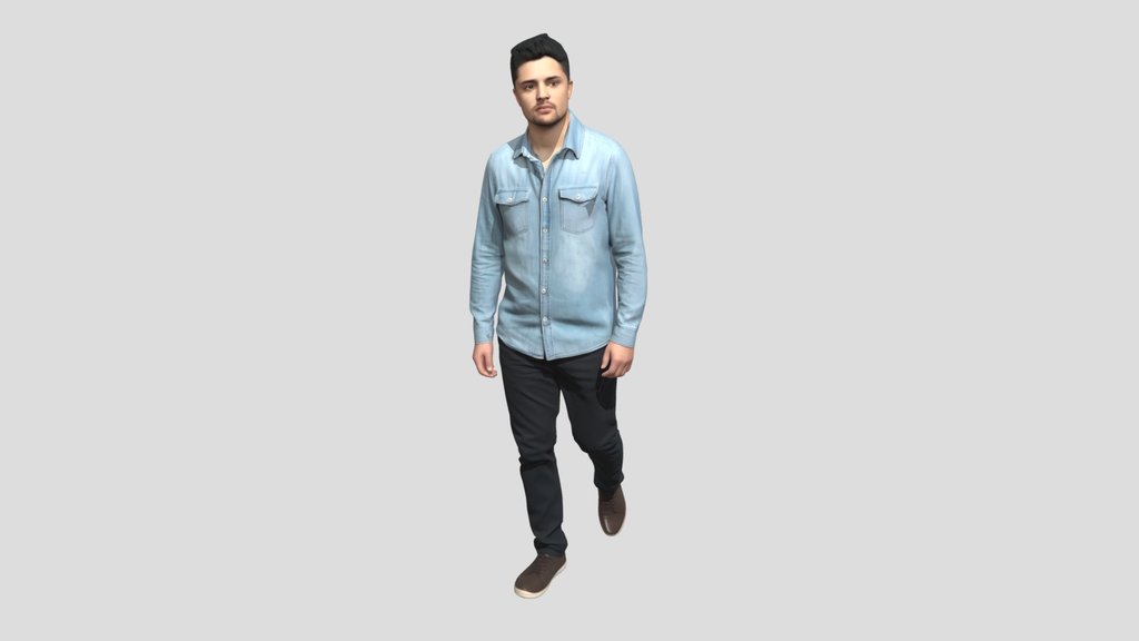 Denim Shirt Walk
