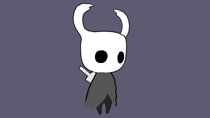 Hollow Knight : The Knight 3D Model