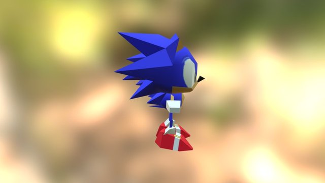 Sonic (SonicR) 3D Model