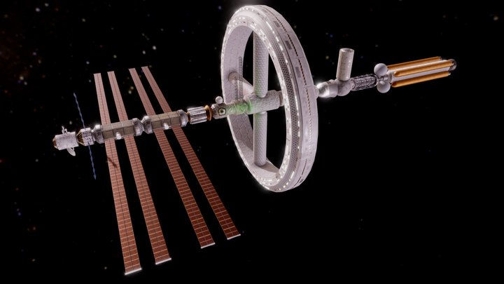 Space Station 3D Model