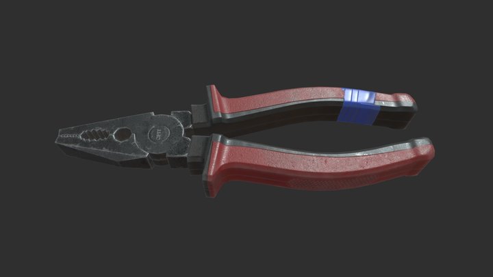Pliers 3D Model