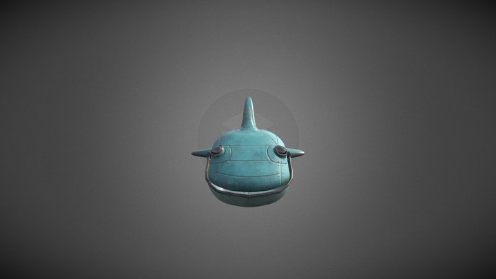 Cleaning Shark Sub 3D Model