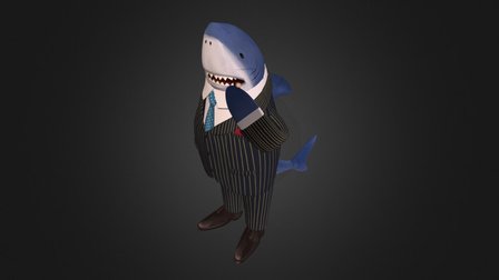 Sharkman 3D Model