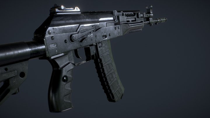 AK-12 Rifle 3D Model
