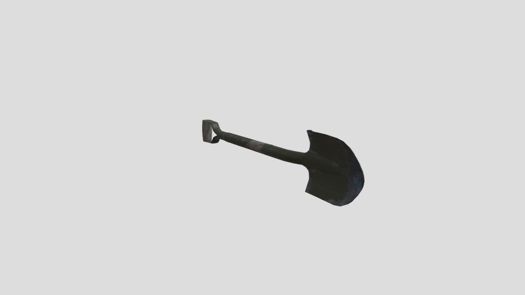 old_military_shovel