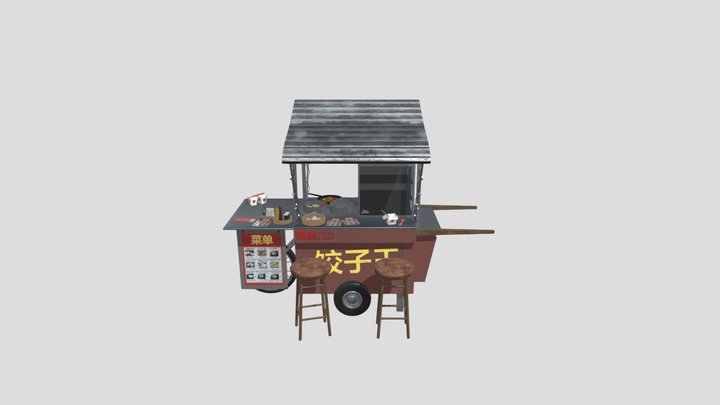 FoodStand1K 3D Model
