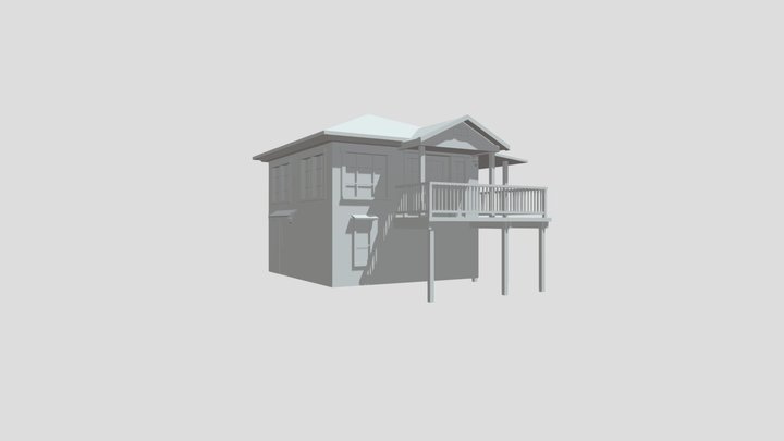 By the ocean - HouseModel 3D Model