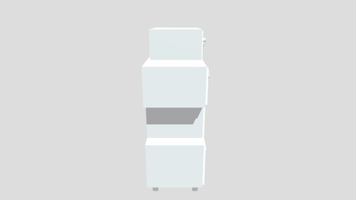 Bedside table 3D Model