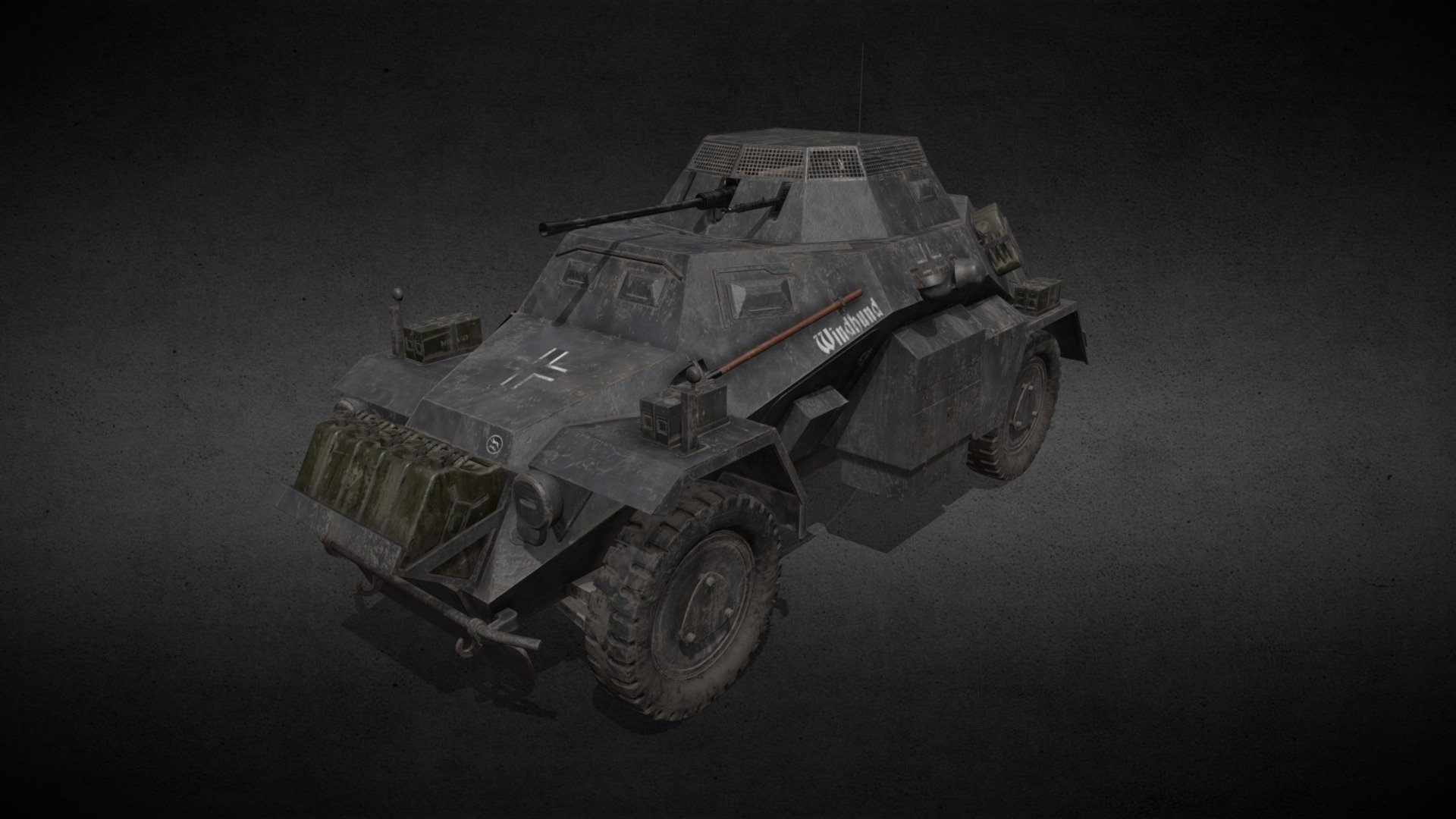 Sd.Kfz. 222 - Download Free 3D model by vmatthew [959ff84] - Sketchfab