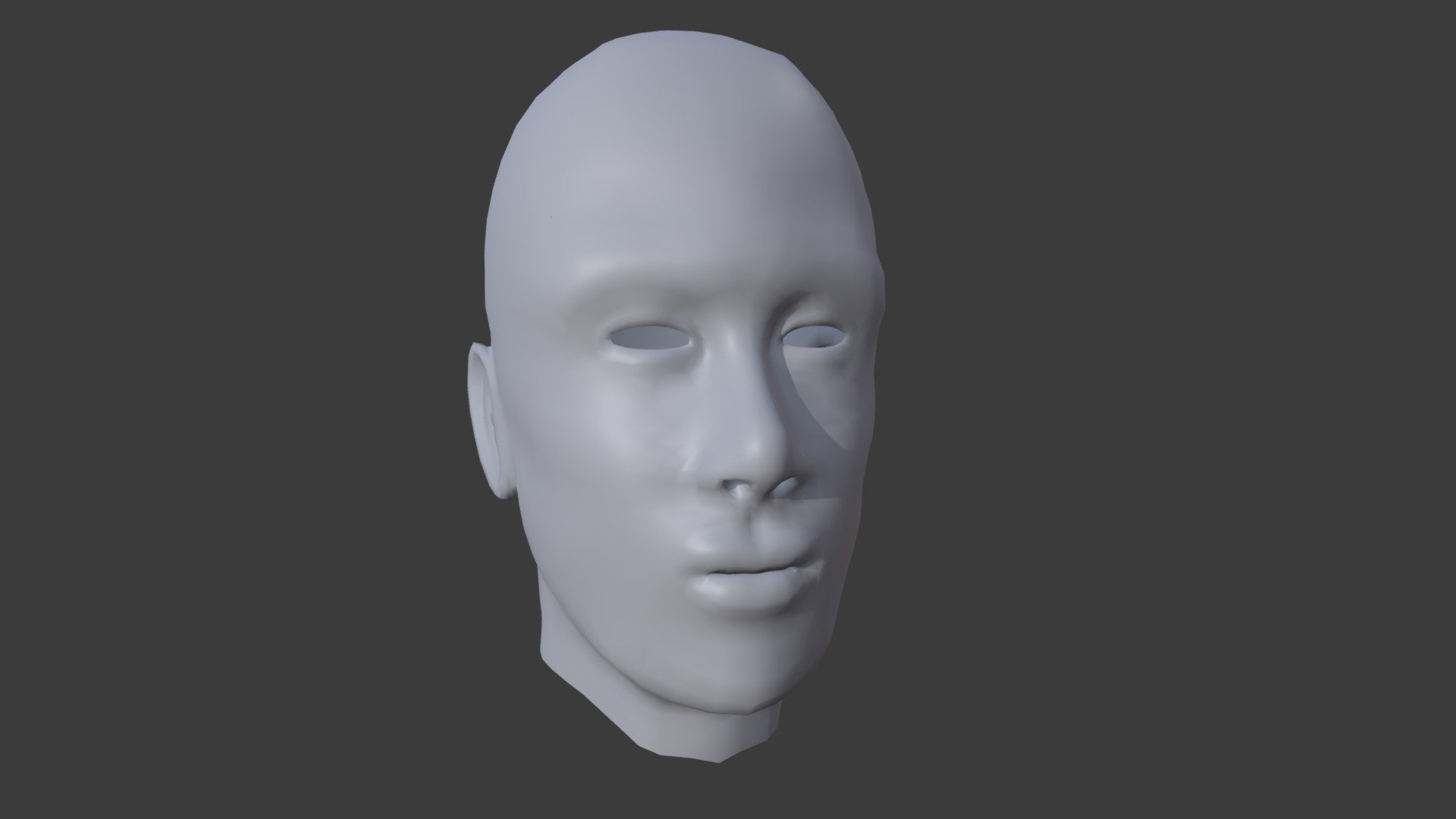 Face Modelling Practice - 3D model by Kristoffer Stranden (@intra32 ...