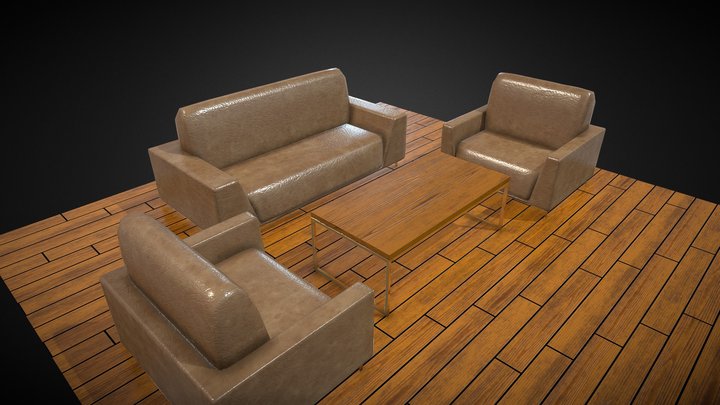 living room 3D Model