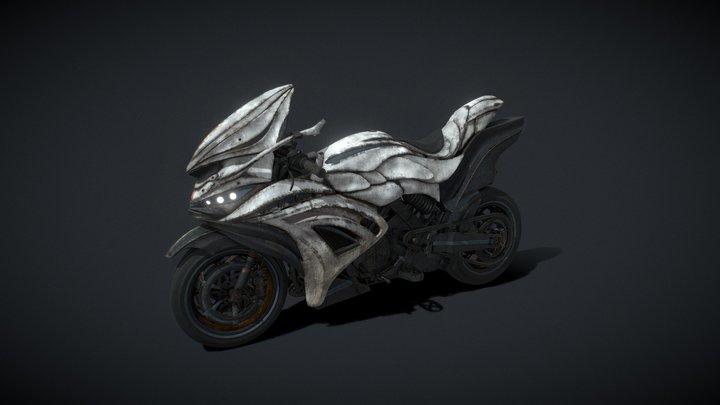 Motorcycle SZH2I2 Procedural Reshade Ver. – Modelo 3D gratuito STL