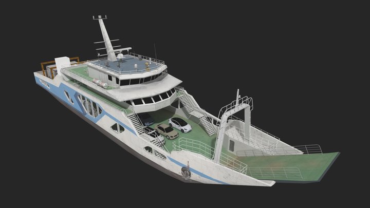 EPS Car Ferry 3D Model