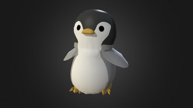 Penguin Jacob Alpha Model 3D Model