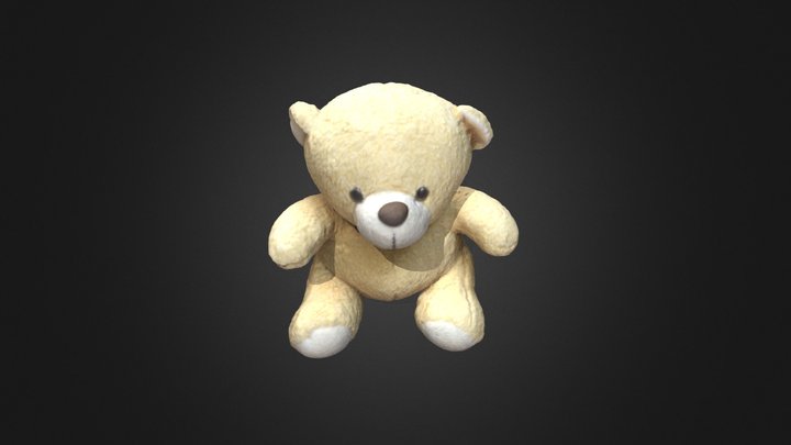 Mel the Teddy Bear 3D Model