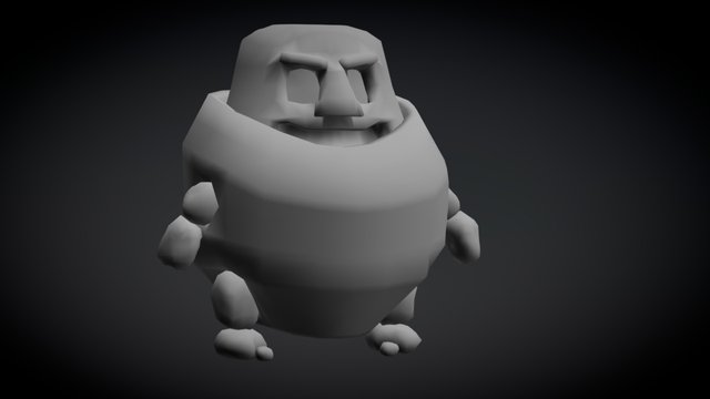 Rock_Character 3D Model