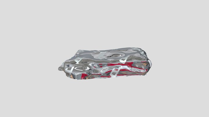 Diesel Desire folded clothing metallic 3D Model