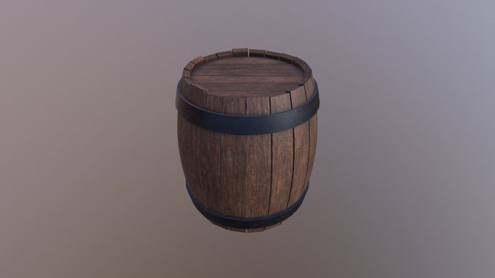 Barrel 3D Model