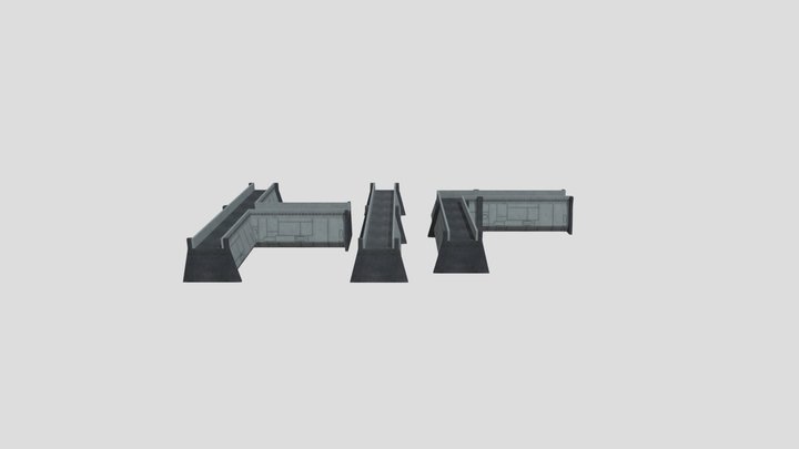 Imperial Base/Cameraman Base Elements Part 1 3D Model