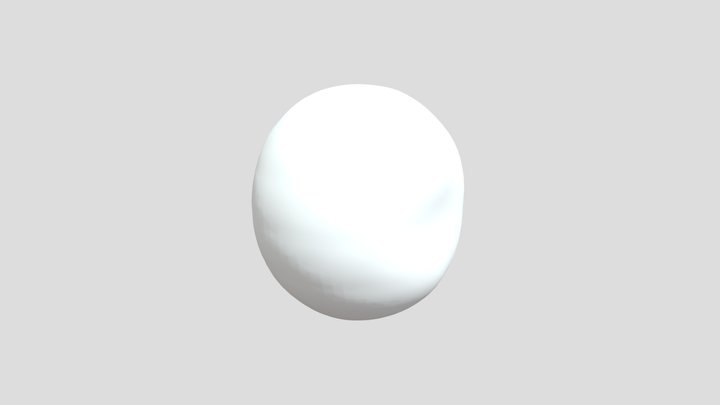 Wooden Globe with Dimples 3D Model