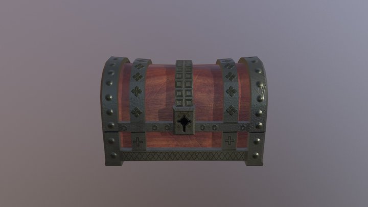 Kings treasure chest 3D Model