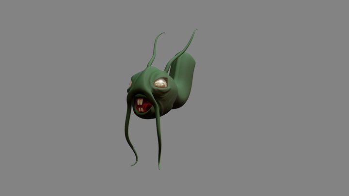 Jabberwock Head 3D Model