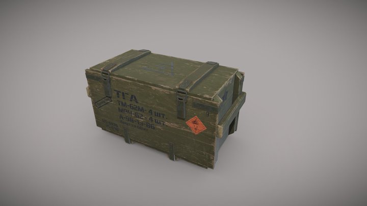 Military Crater 3D Model