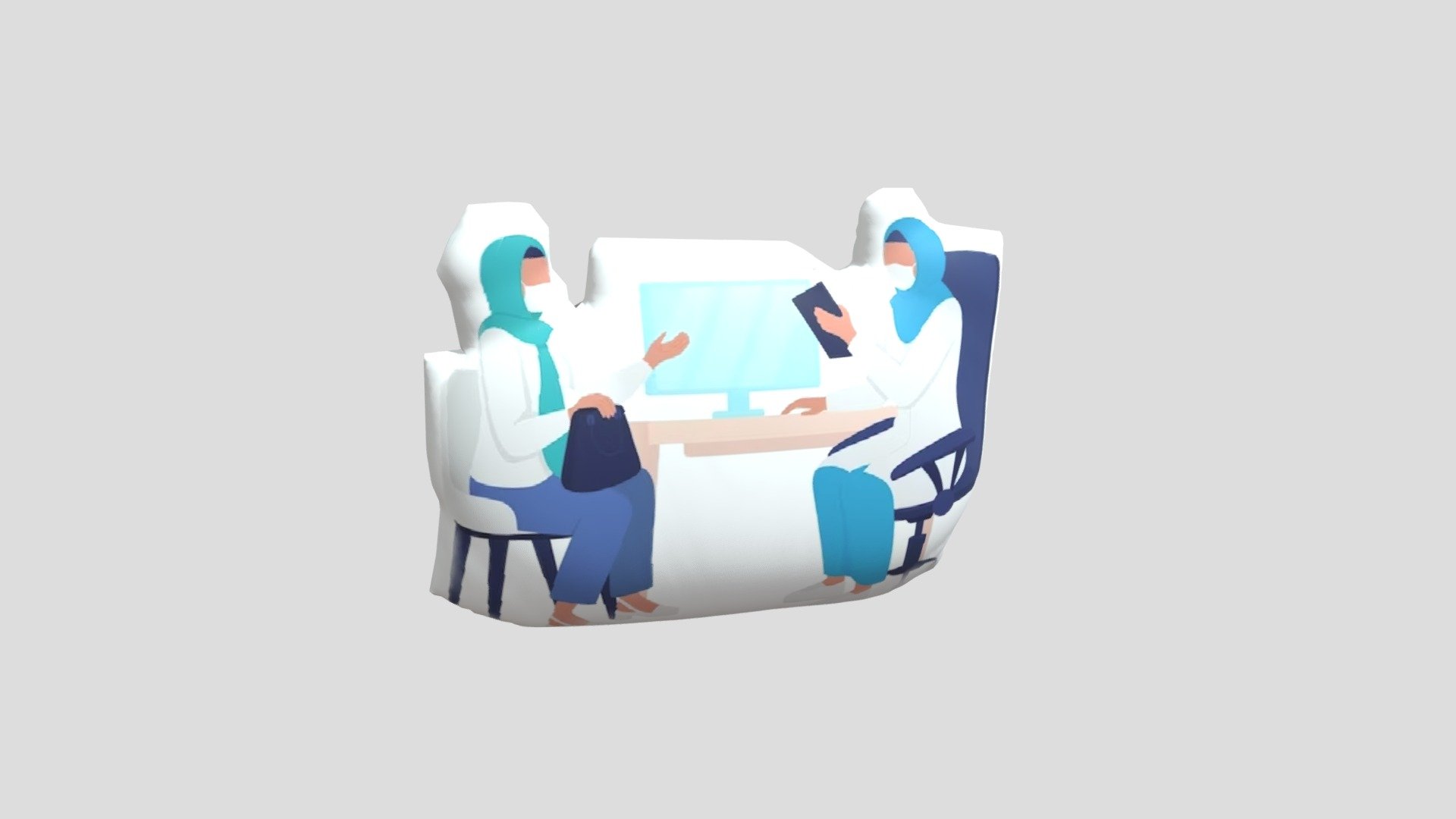 Moslem Counselor - 3D model by hanifah24 [95a8d76] - Sketchfab