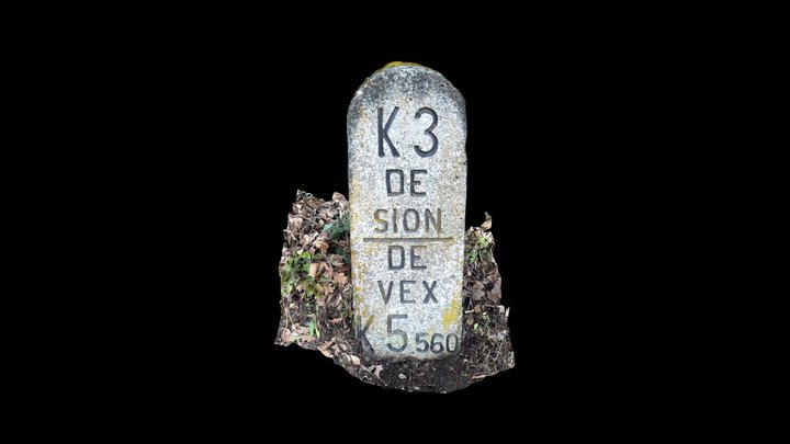 Route Sion - Vex km 3 – Kostenloses 3D-Modell STL
