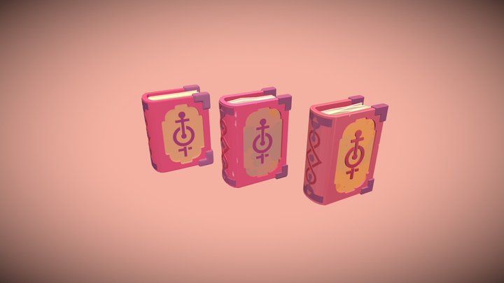 Books 3D Model