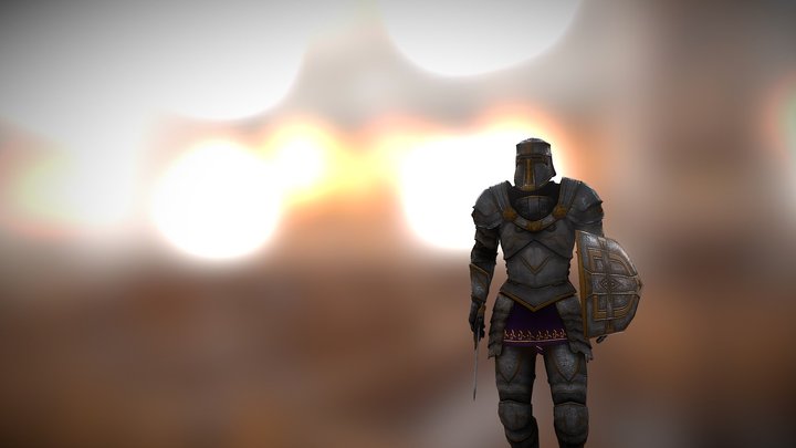 Knight walking test 3D Model