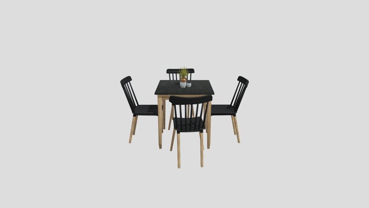 Wooden Table And Chair